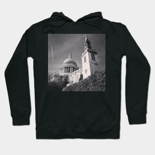 St Paul's Cathedral in shades of gray Hoodie